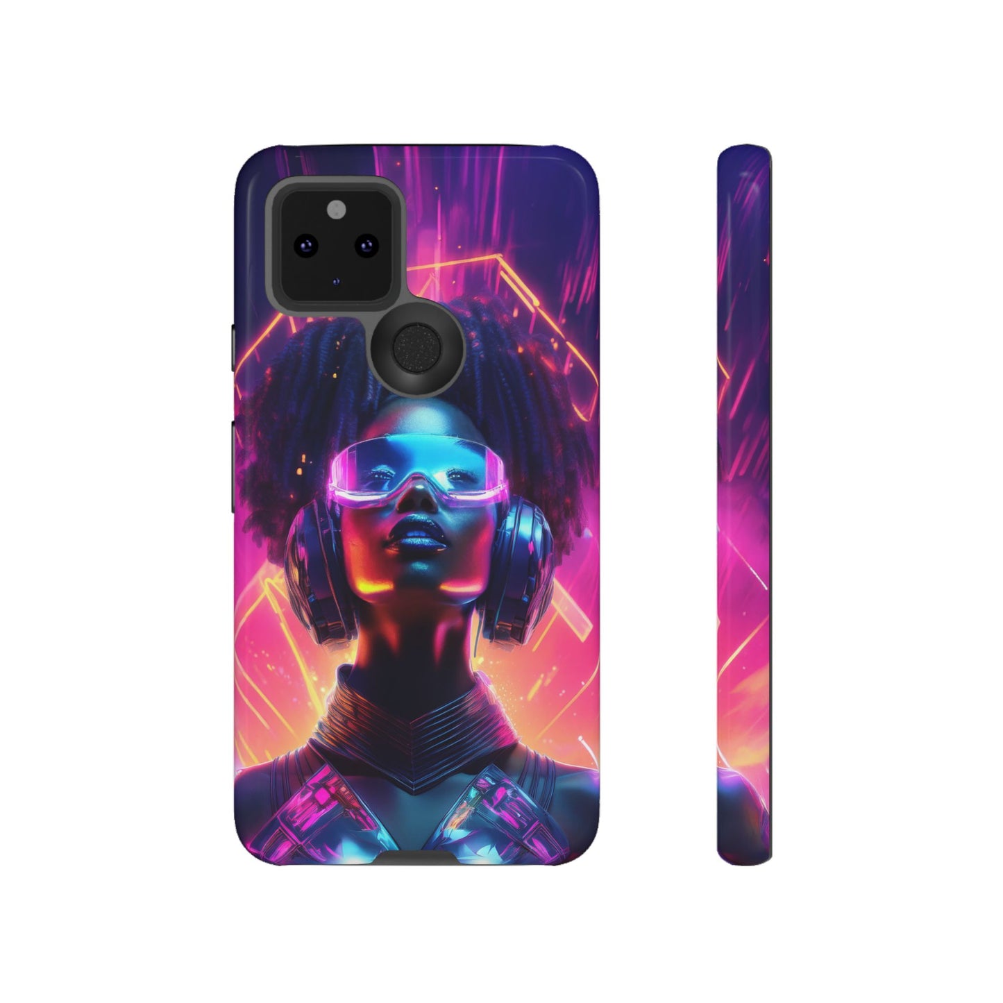 Futuristic Cyberpunk Female Cell Phone Case 030