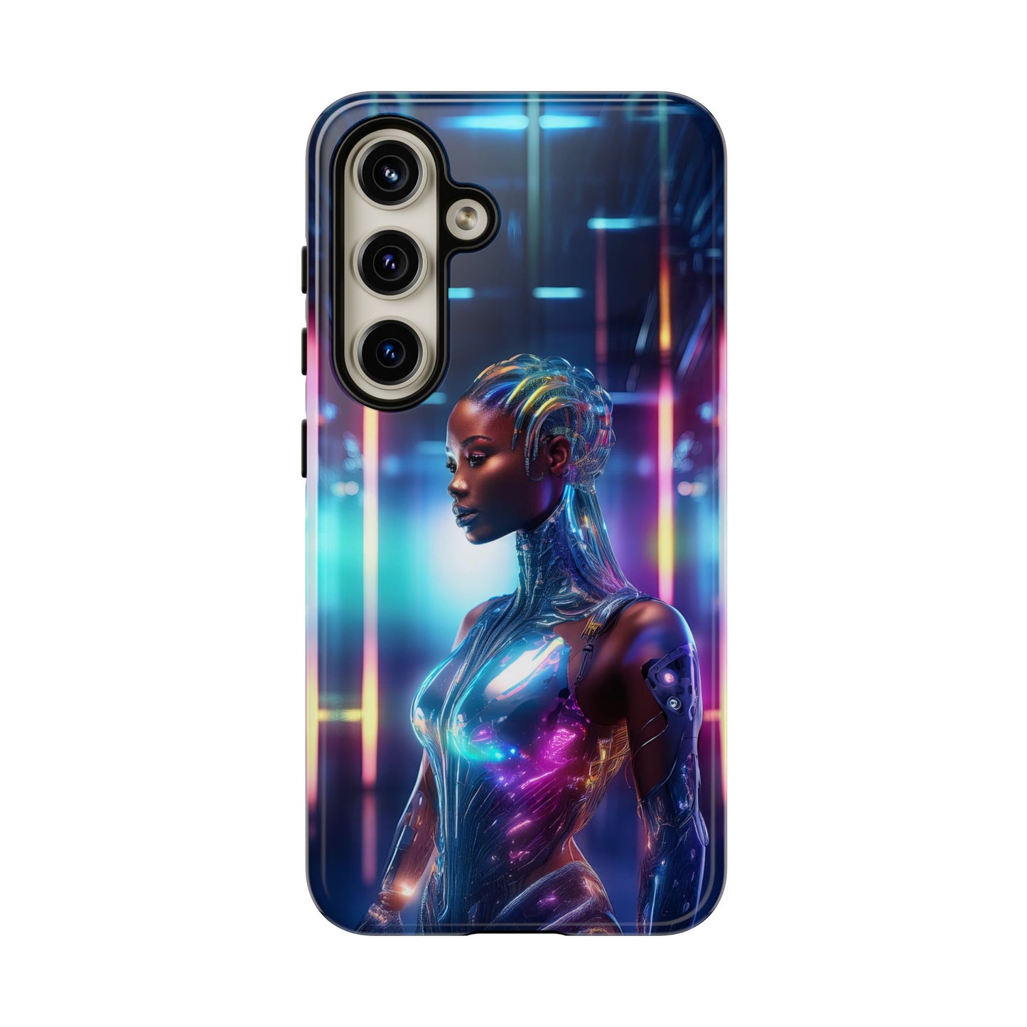 Futuristic Human Android Hybrid Cell Phone Case 014