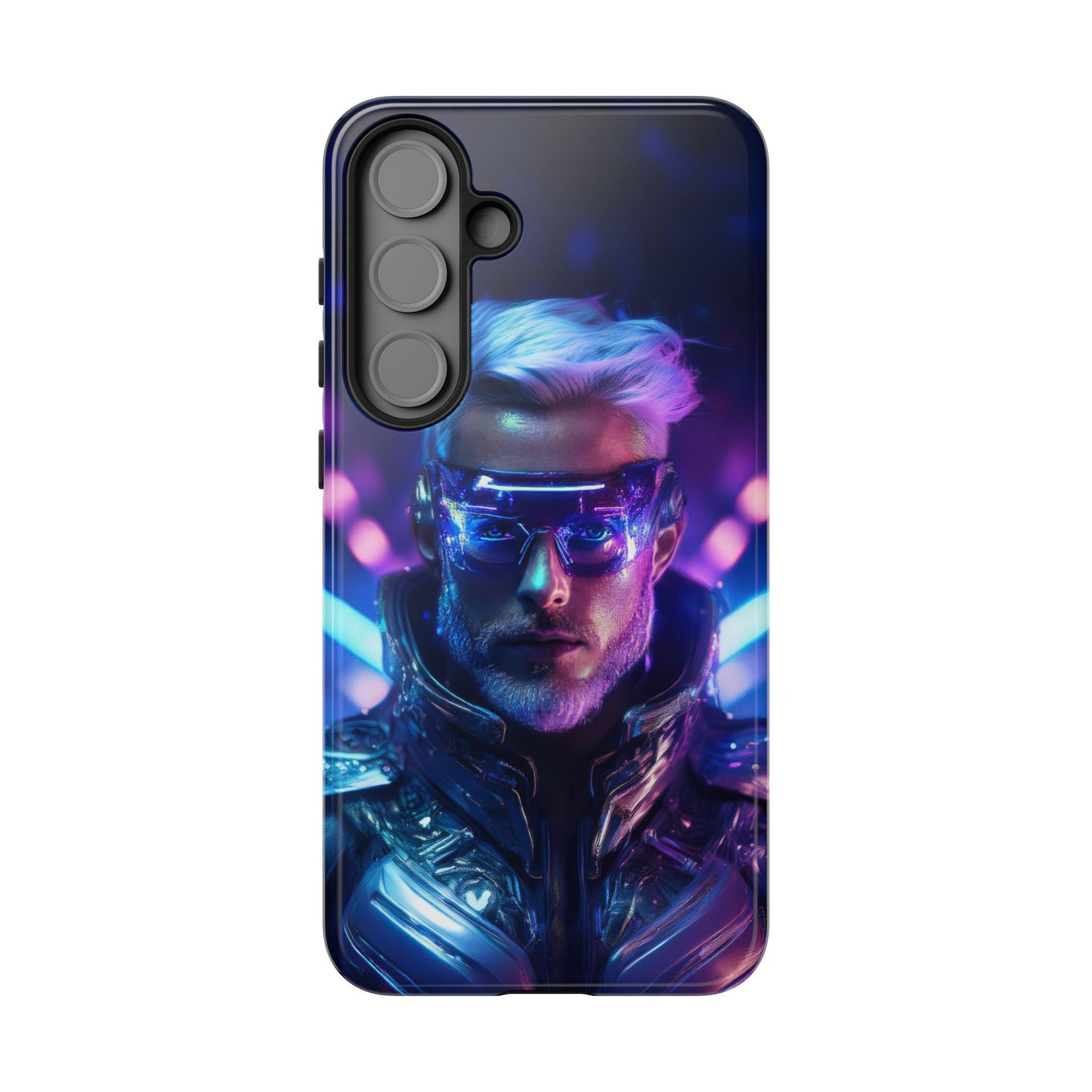 Futuristic Cyberpunk Male Cell Phone Case 020