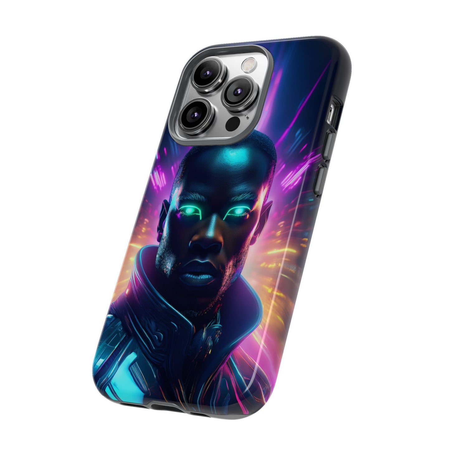 Futuristic Cyberpunk Male Cell Phone Case 022