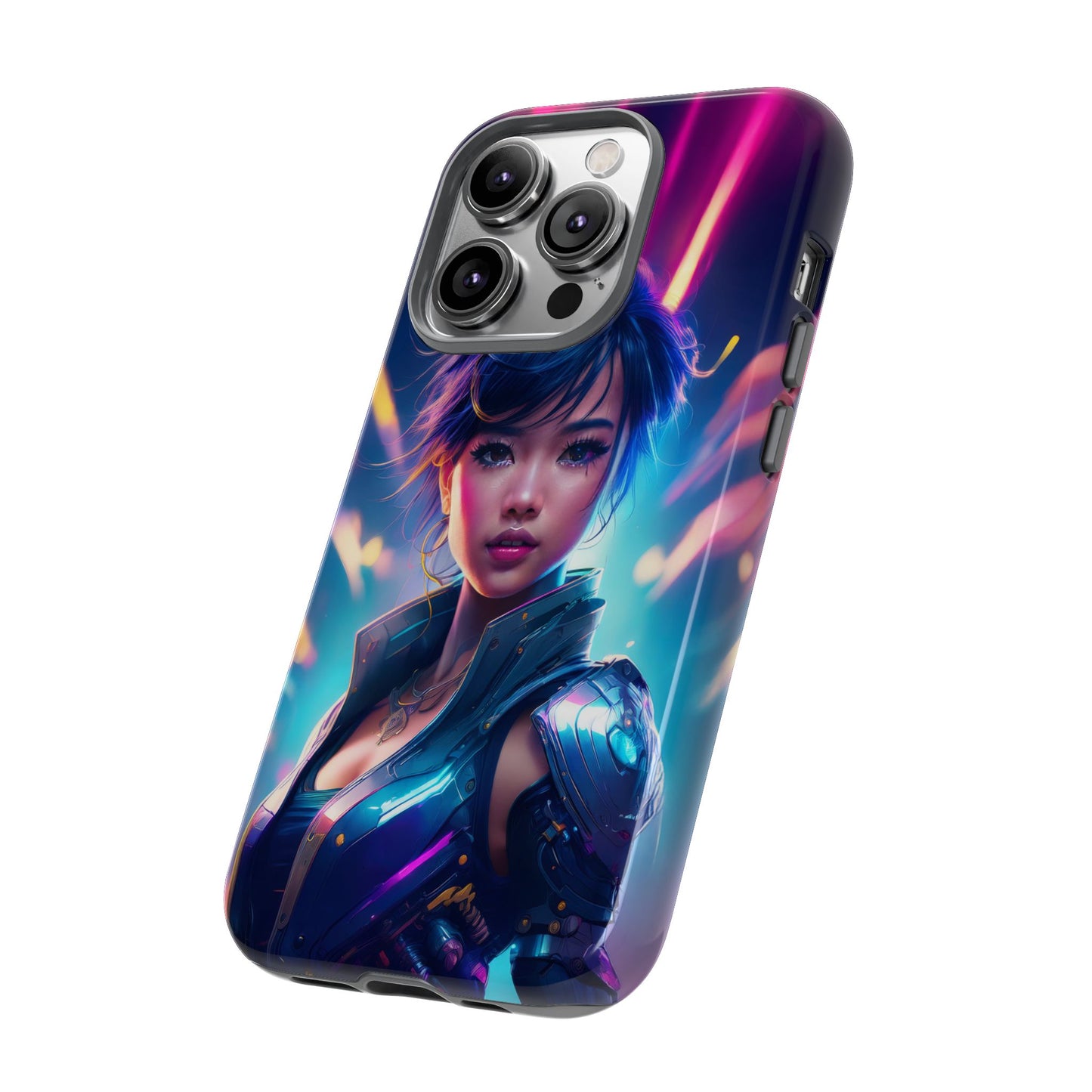 Futuristic Cyberpunk Female Cell Phone Case 024