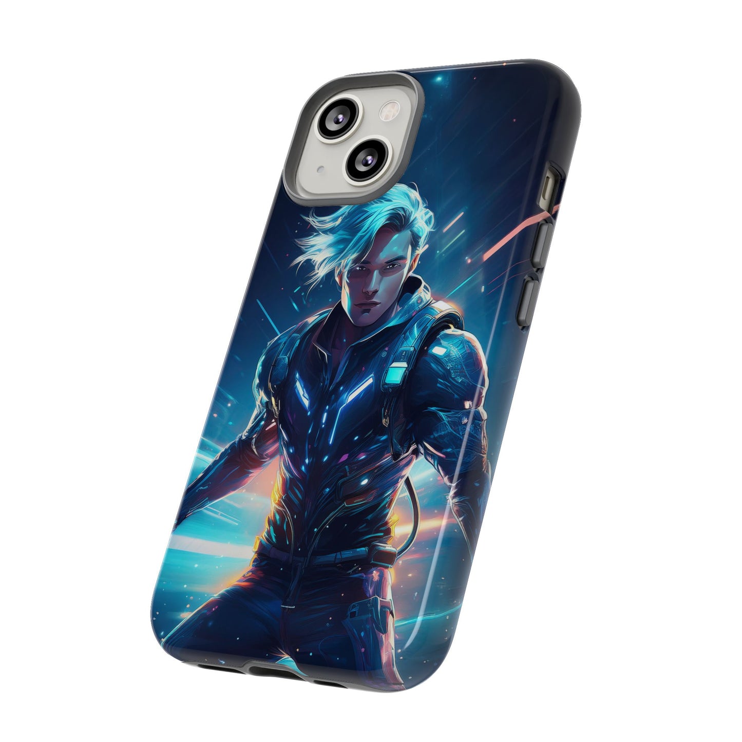 Futuristic Cyberpunk Male Cell Phone Case 024