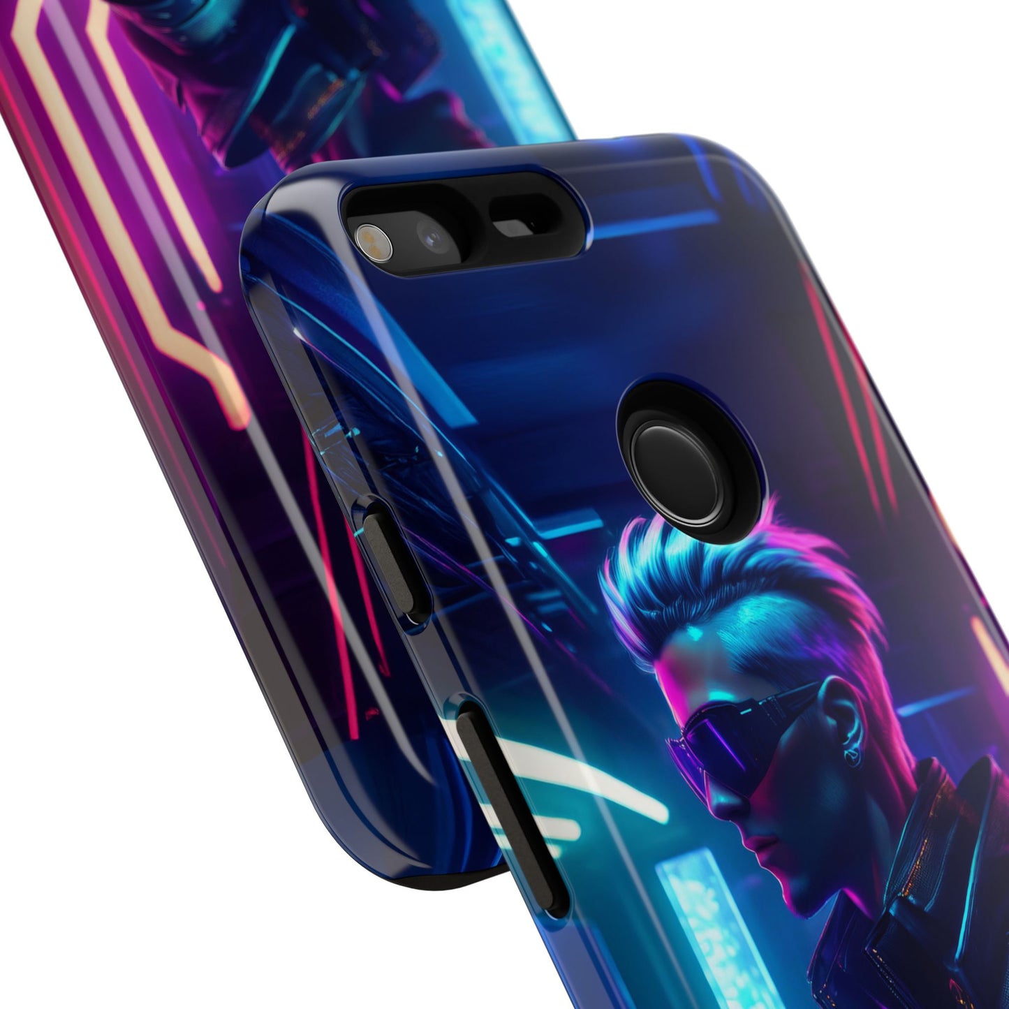 Futuristic Cyberpunk Male Cell Phone Case 002