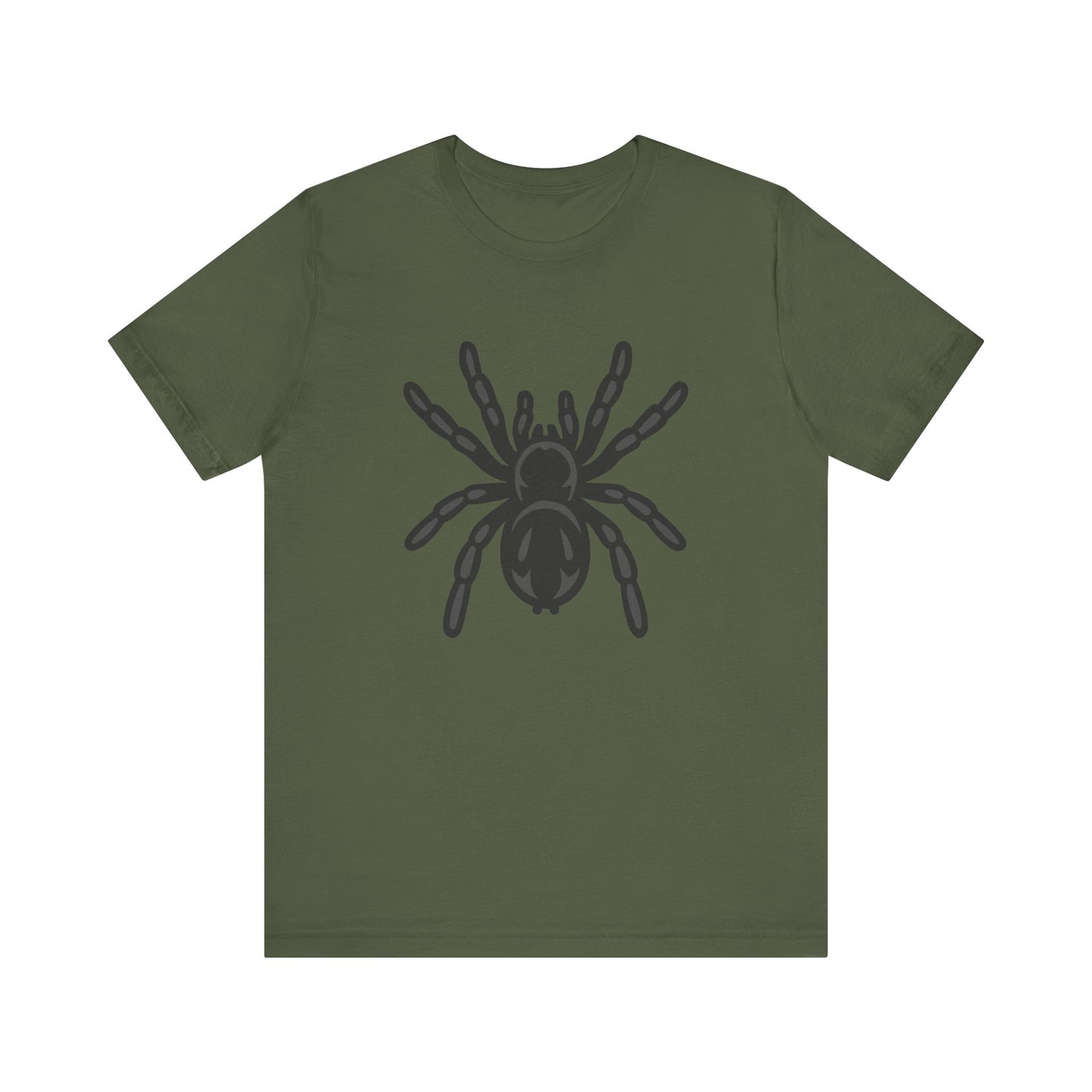 Tarantula Graphic Tee Dark Theme – Bold Spider Vector Design with Creepy Cool Vibe