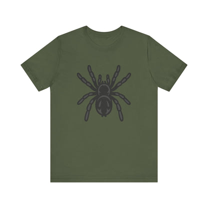 Tarantula Graphic Tee Dark Theme – Bold Spider Vector Design with Creepy Cool Vibe