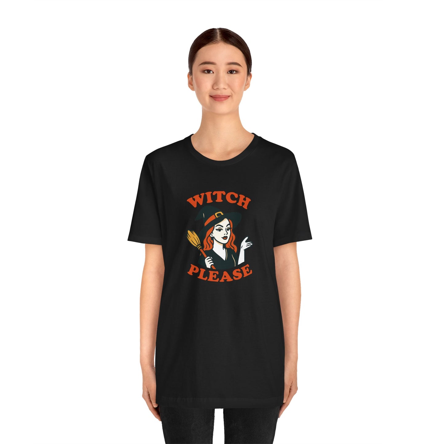 Witch Please Halloween Shirt – Sassy Retro Witch Graphic Tee for Funny Halloween Attitude