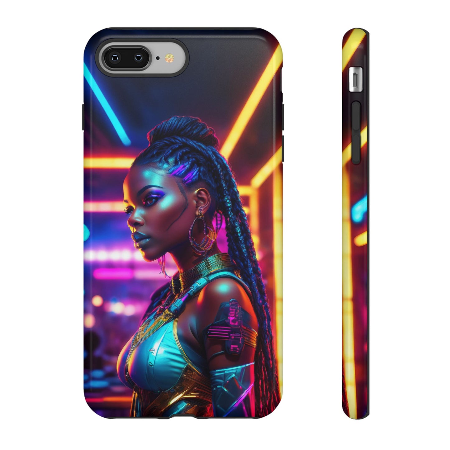 Futuristic Cyberpunk Female Cell Phone Case 006