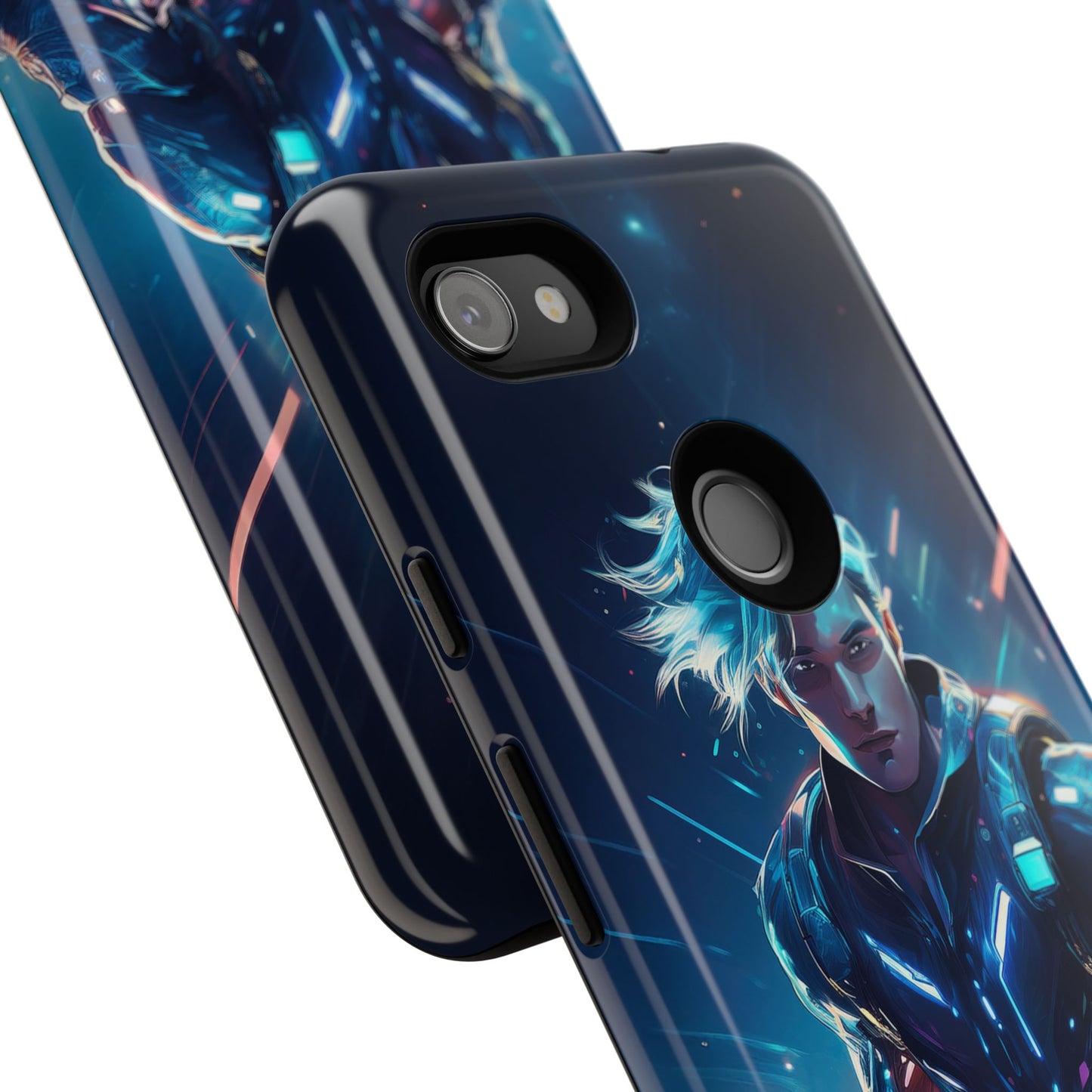 Futuristic Cyberpunk Male Cell Phone Case 024