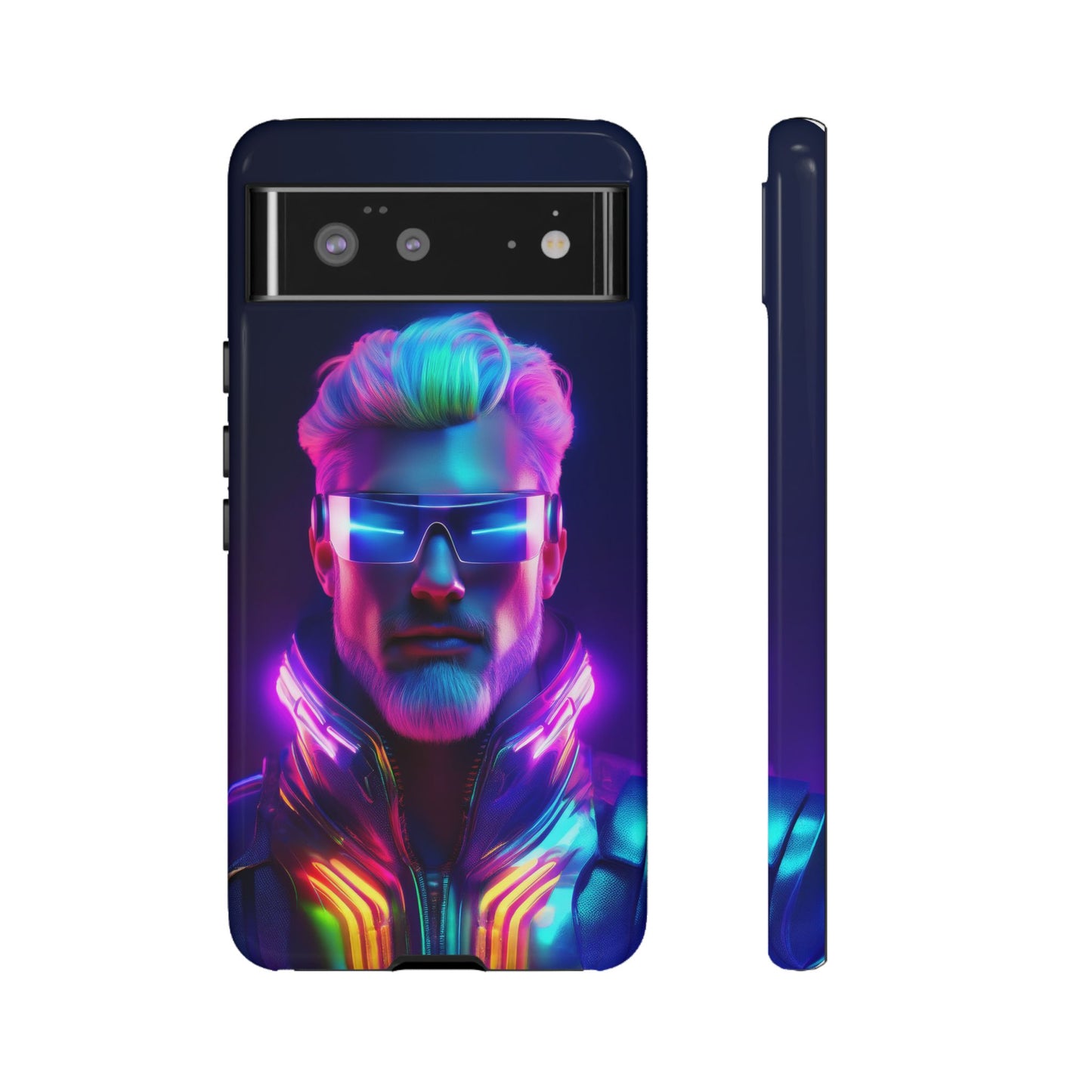 Futuristic Cyberpunk Male Cell Phone Case 026