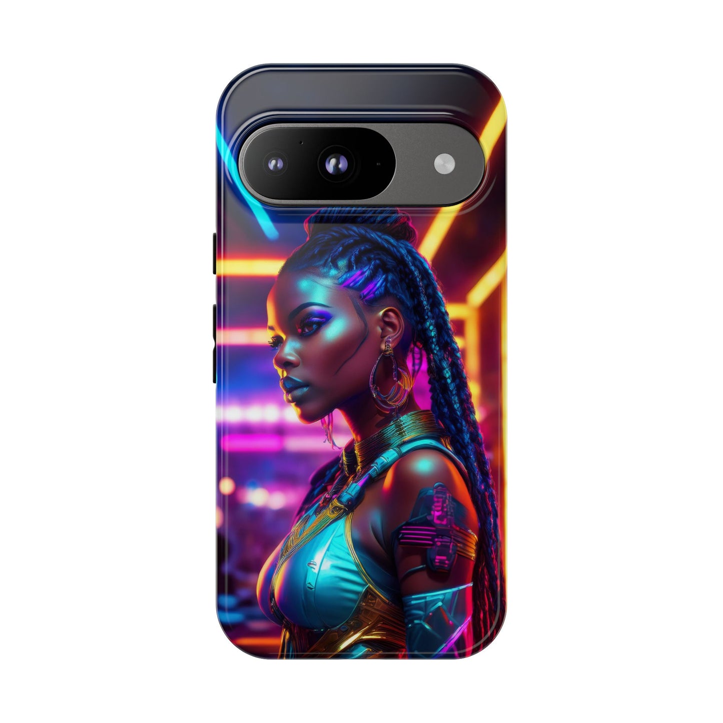 Futuristic Cyberpunk Female Cell Phone Case 006