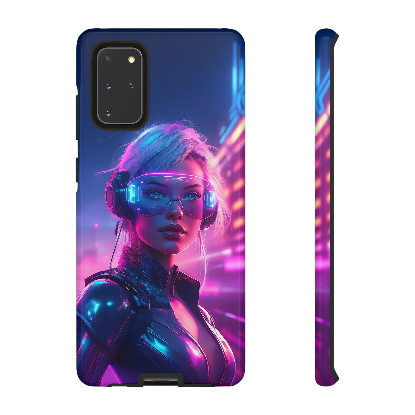 Futuristic Cyberpunk Female Cell Phone Case 029