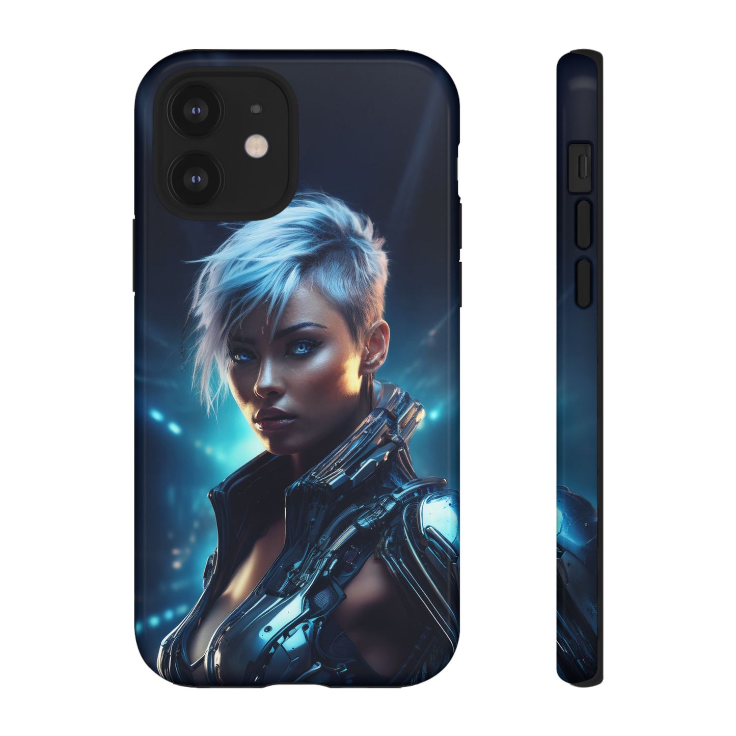 Futuristic Cyberpunk Female Cell Phone Case 027