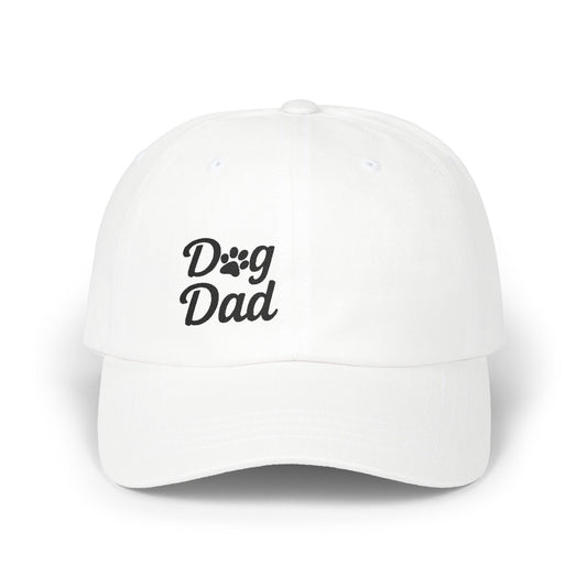 Dog Dad Classic Dad Hat – Embroidered Minimalist Dog Face Hat for Proud Pet Dads and Canine Companions