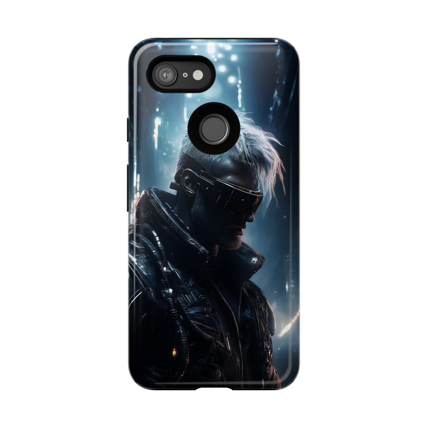 Futuristic Cyberpunk Male Cell Phone Case 025