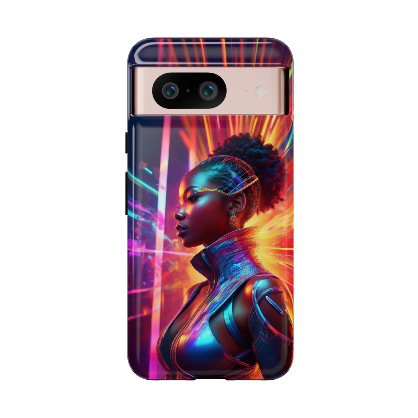 Futuristic Cyberpunk Female Cell Phone Case 001