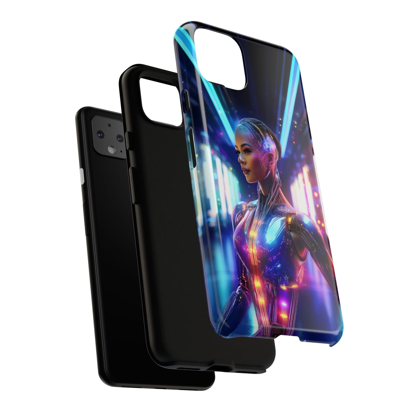 Futuristic Human Android Hybrid Cell Phone Case 010