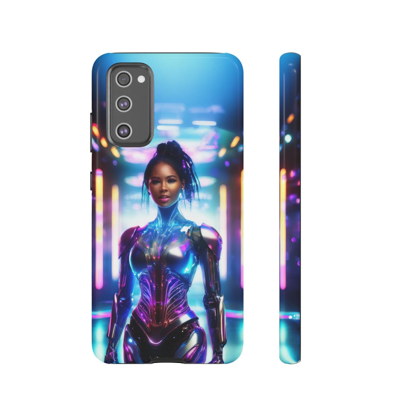 Futuristic Human Android Hybrid Cell Phone Case 009