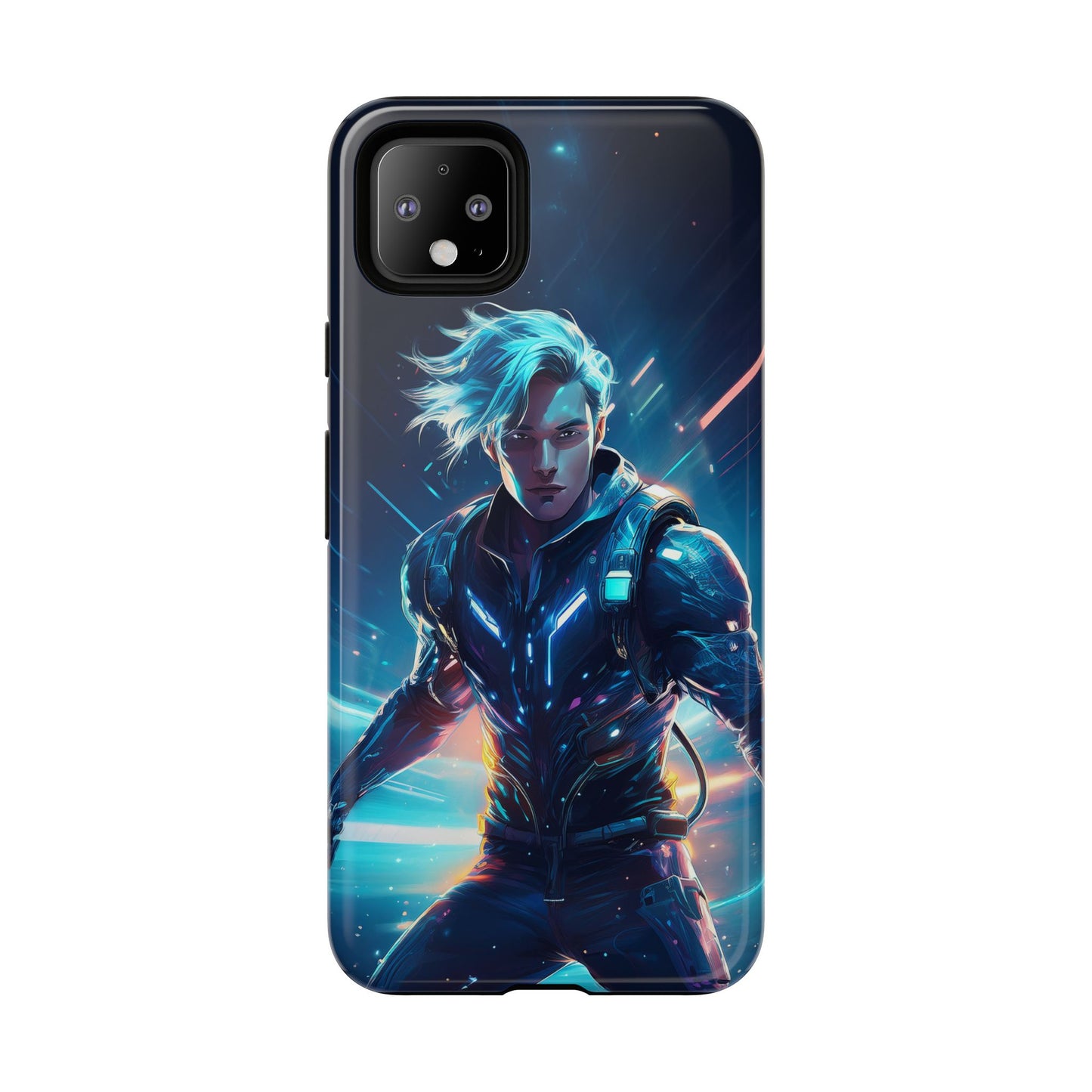 Futuristic Cyberpunk Male Cell Phone Case 024