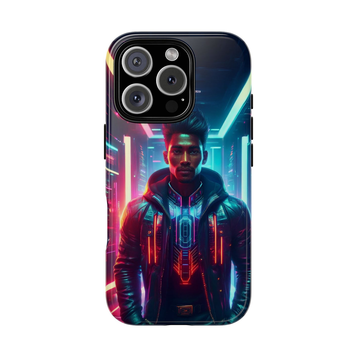 Futuristic Cyberpunk Male Cell Phone Case 001