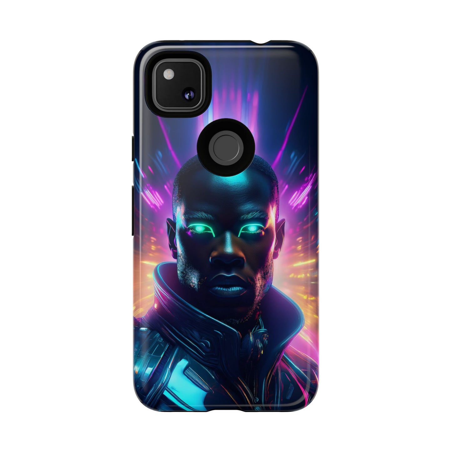 Futuristic Cyberpunk Male Cell Phone Case 022