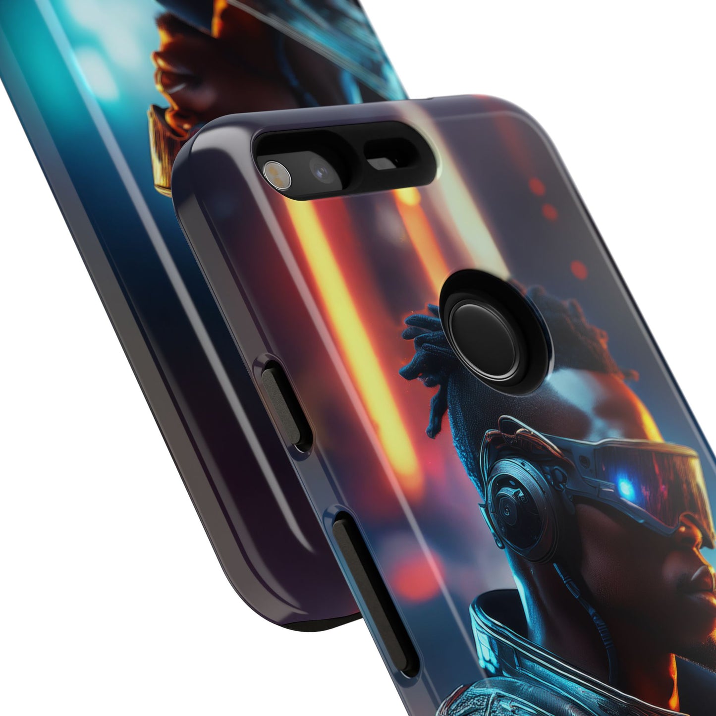 Futuristic Cyberpunk Male Cell Phone Case 016