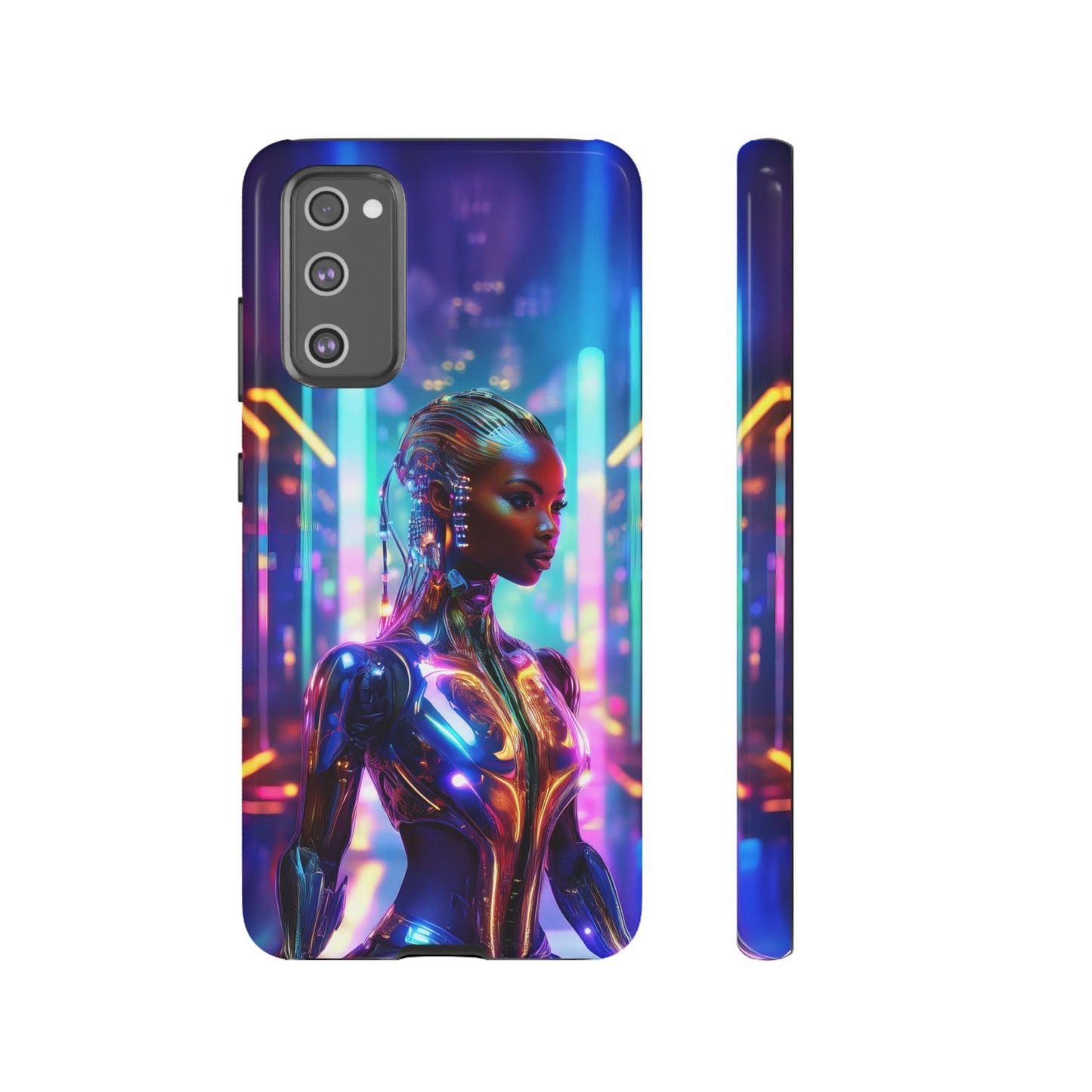 Futuristic Human Android Hybrid Cell Phone Case 018