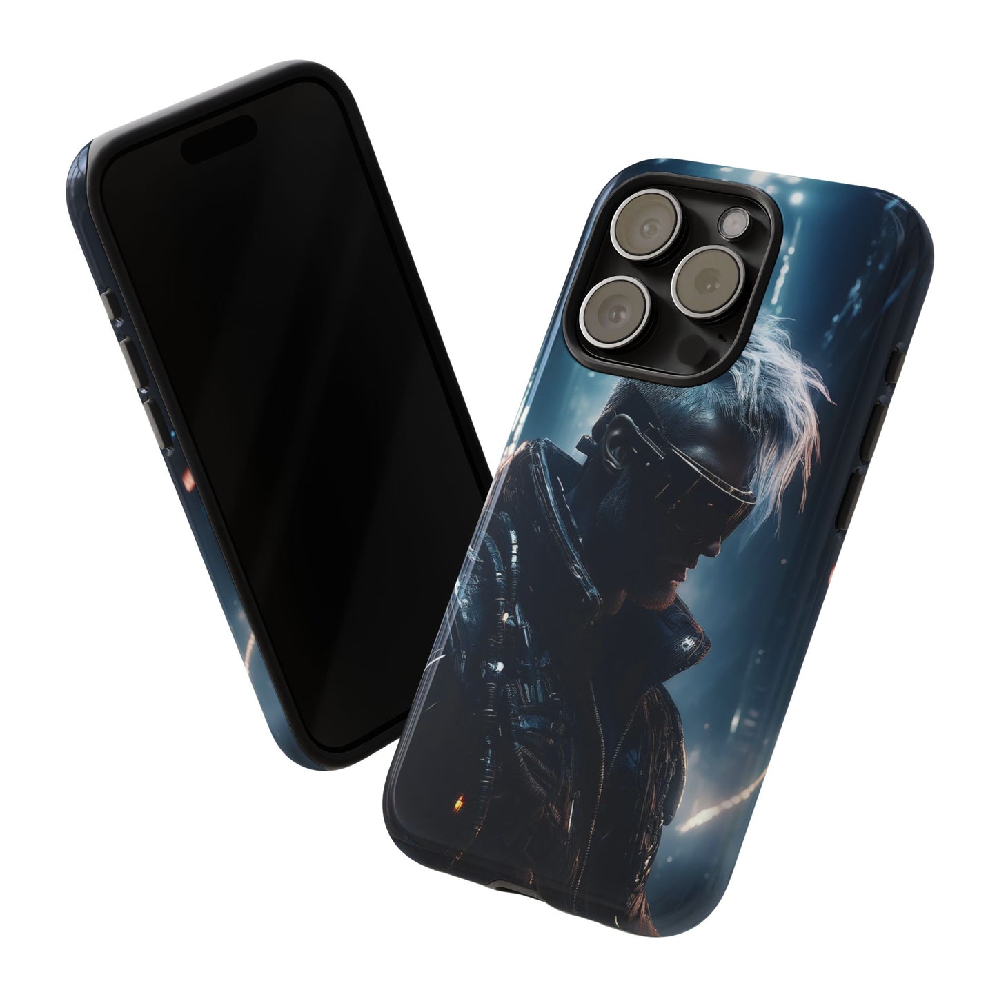 Futuristic Cyberpunk Male Cell Phone Case 025