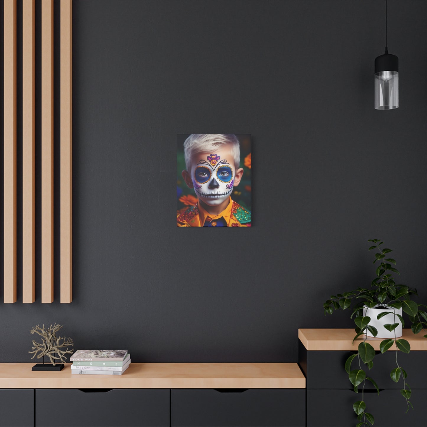 Dia de los Muertos Canvas Art | Day of the Dead - Stretched Matte Wall Decor 015