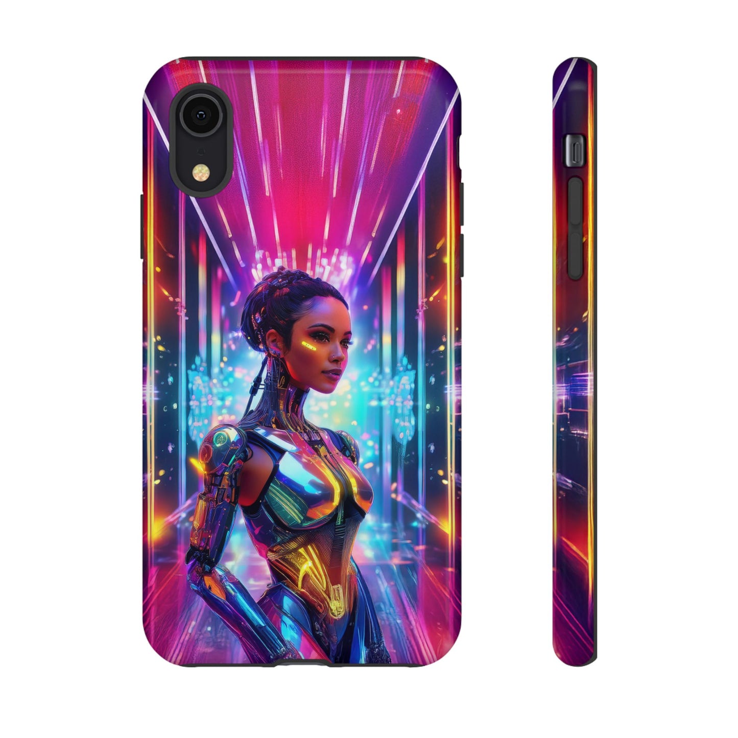 Futuristic Human Android Hybrid Cell Phone Case 006