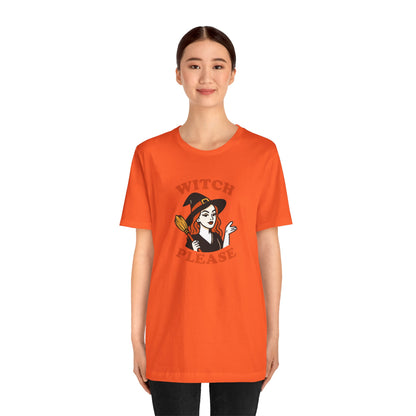 Witch Please Halloween Shirt – Sassy Retro Witch Graphic Tee for Funny Halloween Attitude