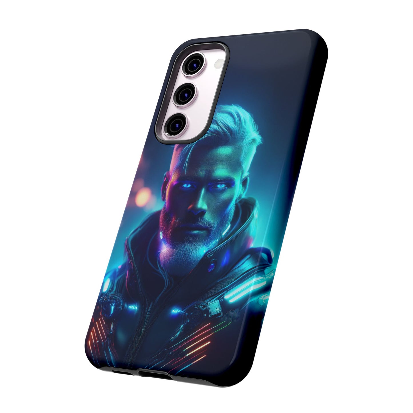 Futuristic Cyberpunk Male Cell Phone Case 023