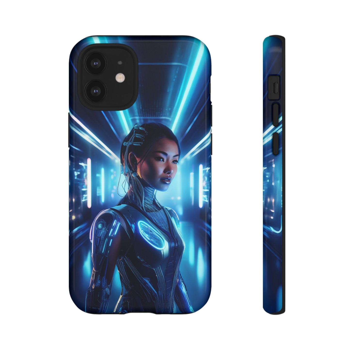 Futuristic Human Android Hybrid Cell Phone Case 004