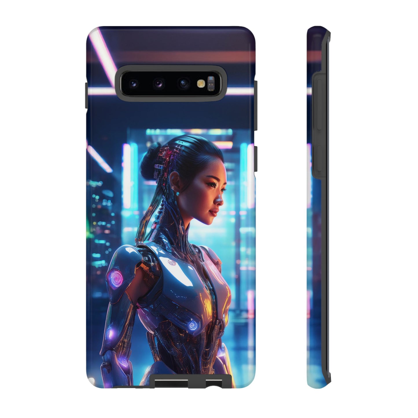 Futuristic Human Android Hybrid Cell Phone Case 013