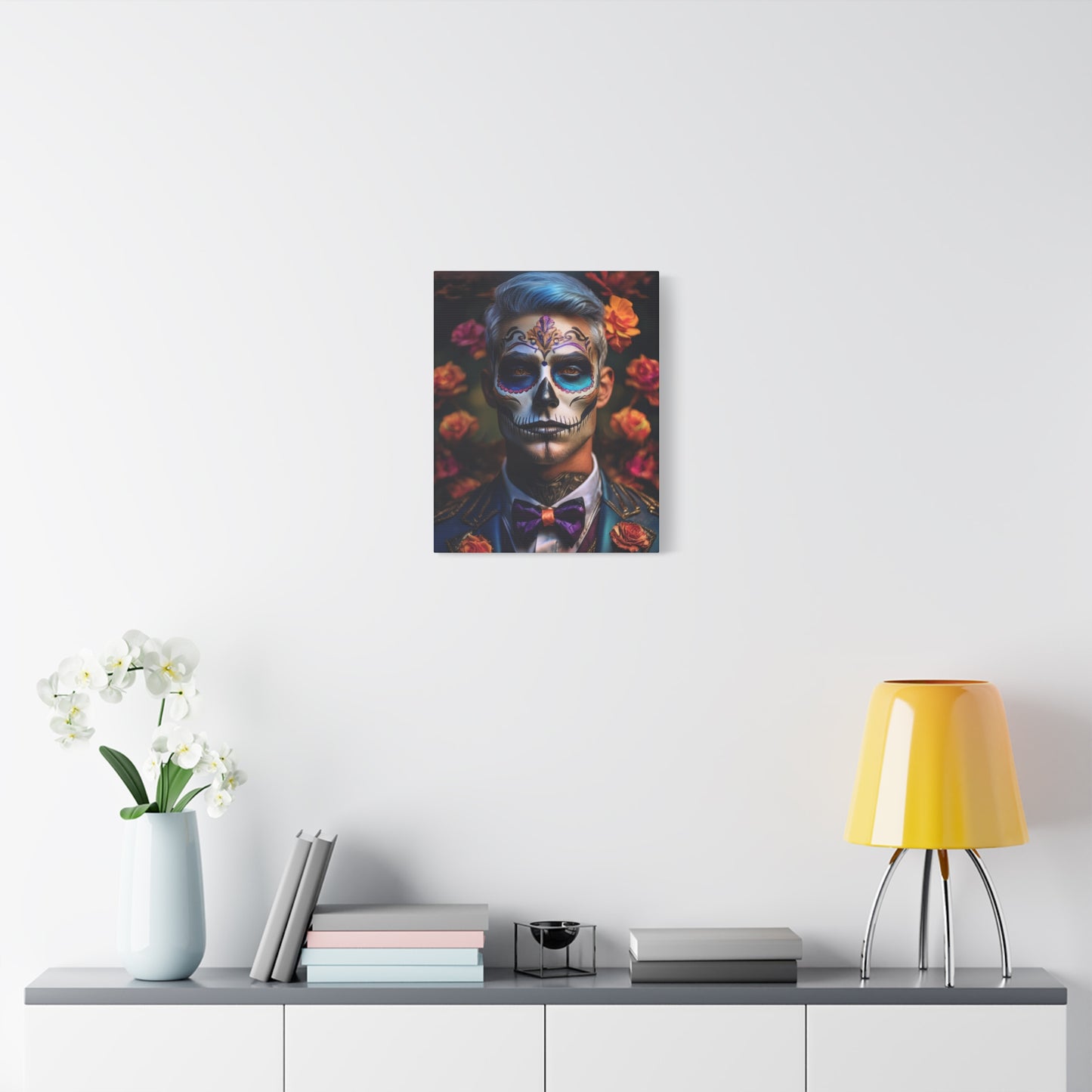 Dia de los Muertos Canvas Art | Day of the Dead - Stretched Matte Wall Decor 001