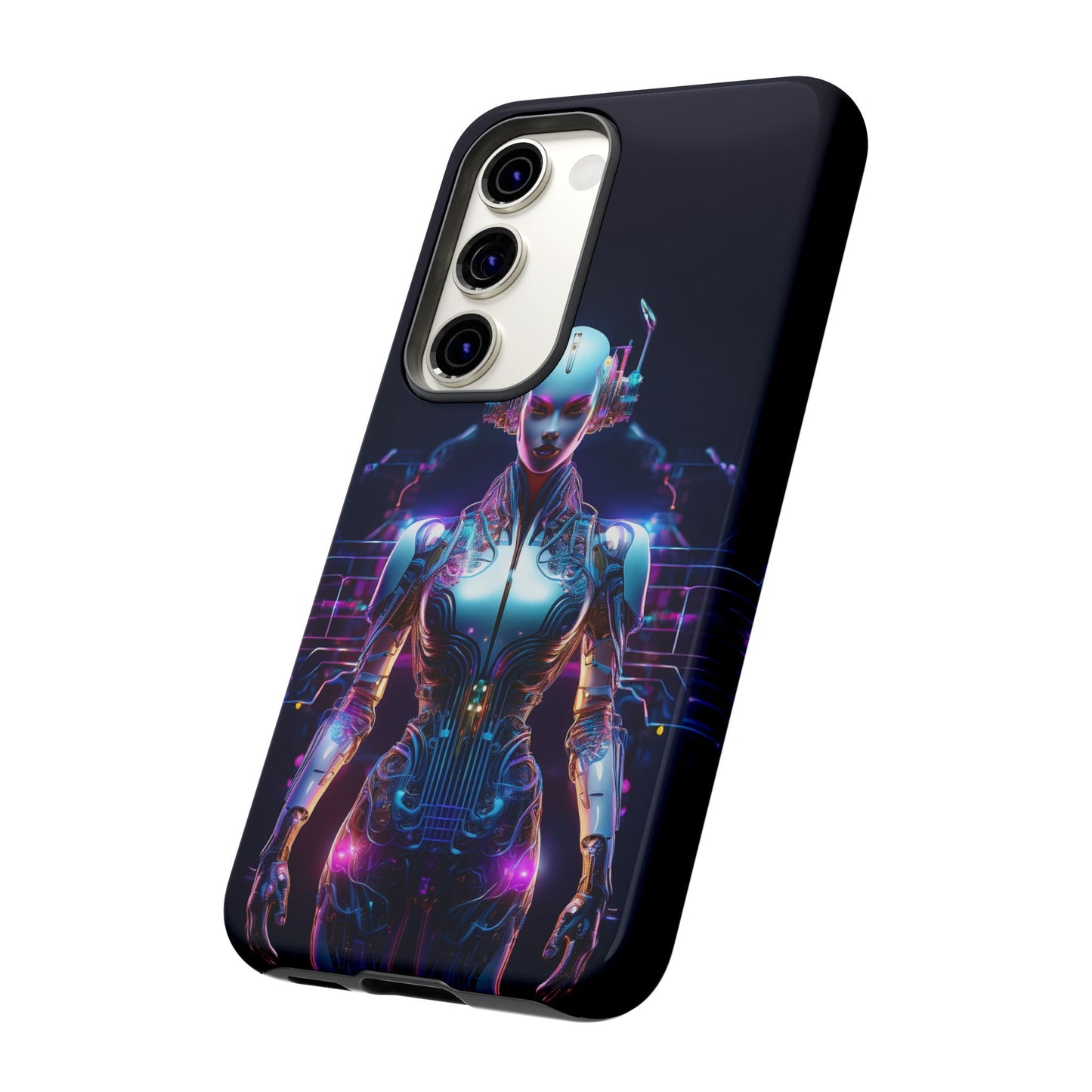 Futuristic Human Android Hybrid Cell Phone Case 001