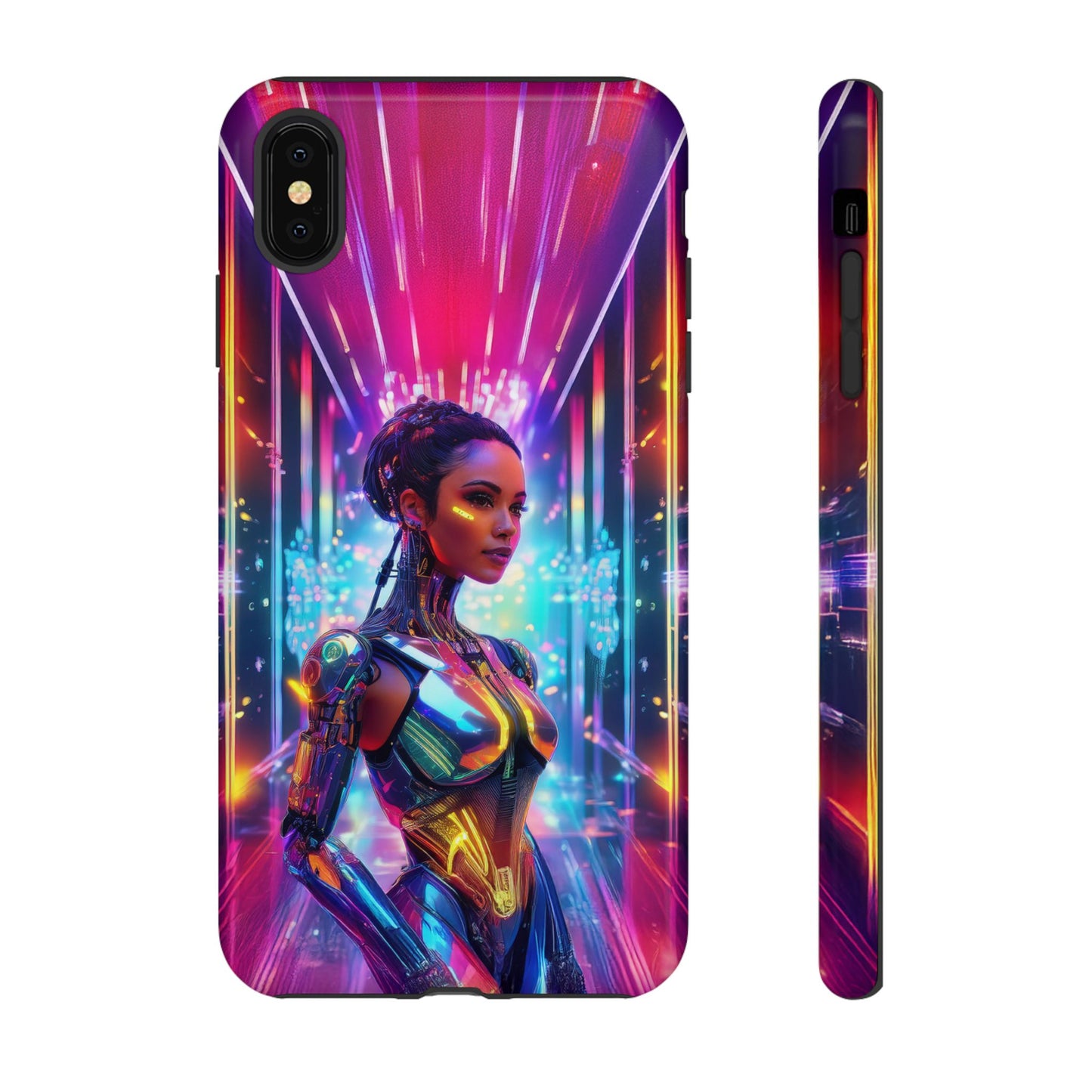 Futuristic Human Android Hybrid Cell Phone Case 006