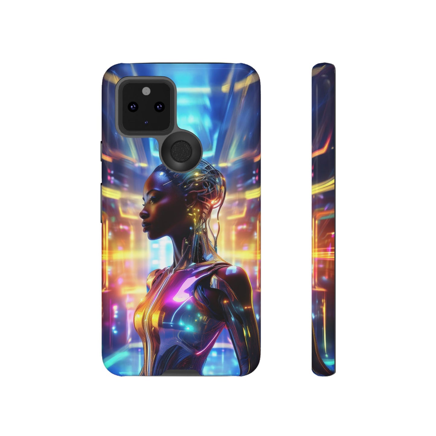 Futuristic Human Android Hybrid Cell Phone Case 011