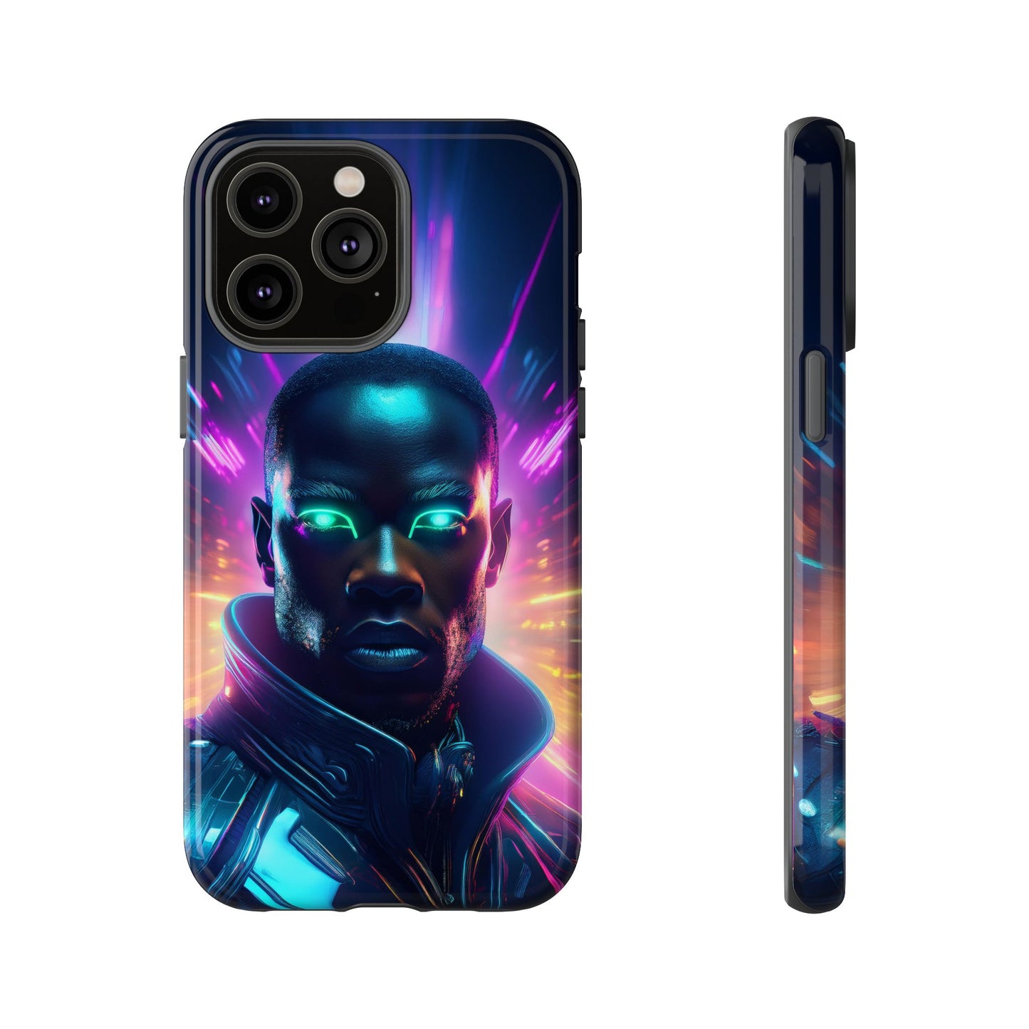 Futuristic Cyberpunk Male Cell Phone Case 022