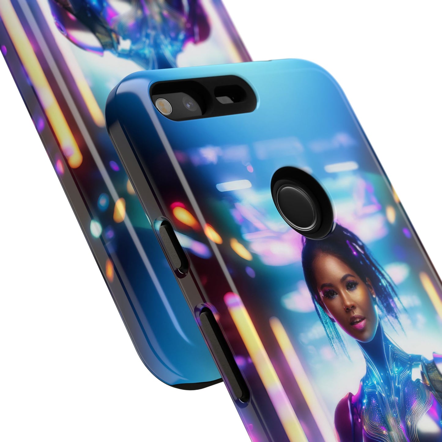 Futuristic Human Android Hybrid Cell Phone Case 009