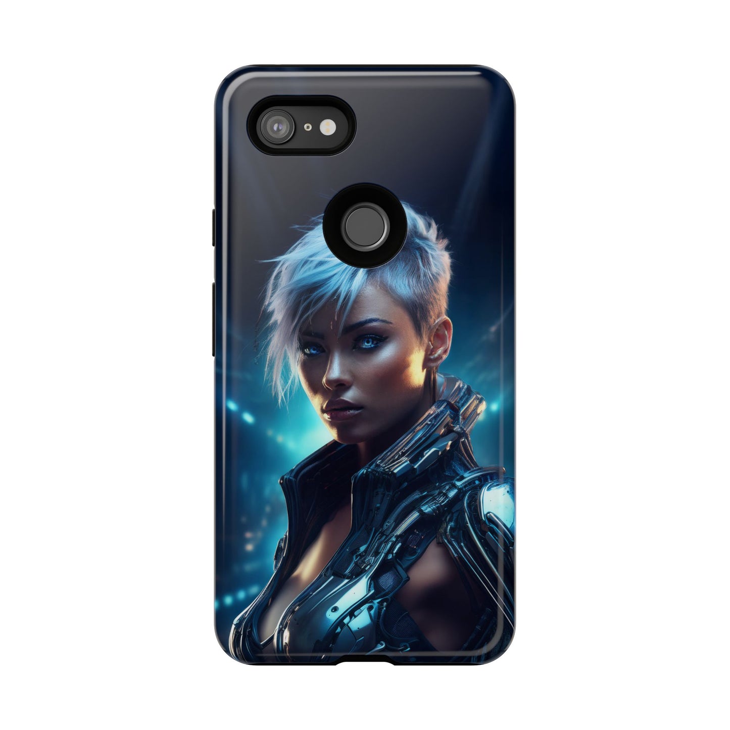 Futuristic Cyberpunk Female Cell Phone Case 027