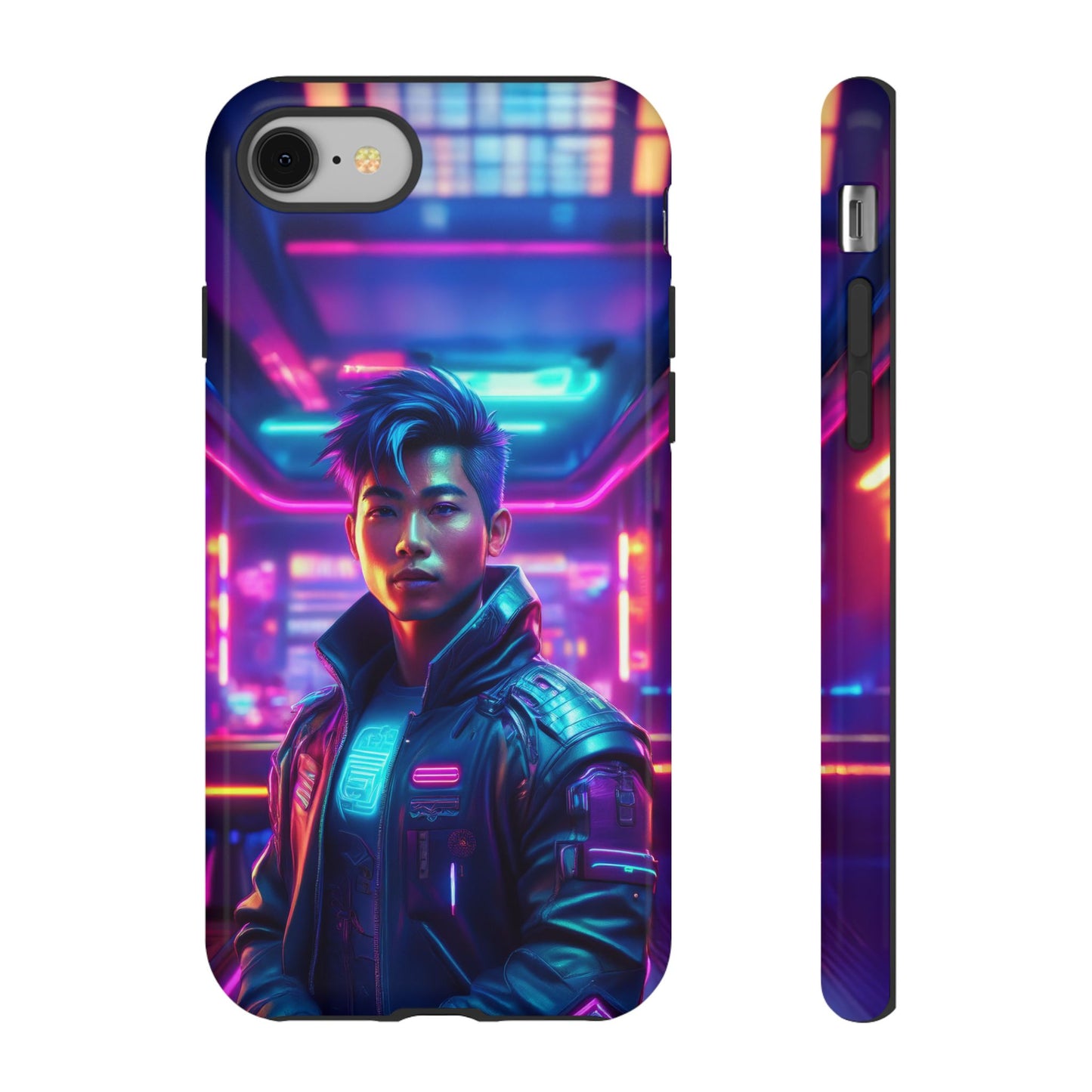 Futuristic Cyberpunk Male Cell Phone Case 012