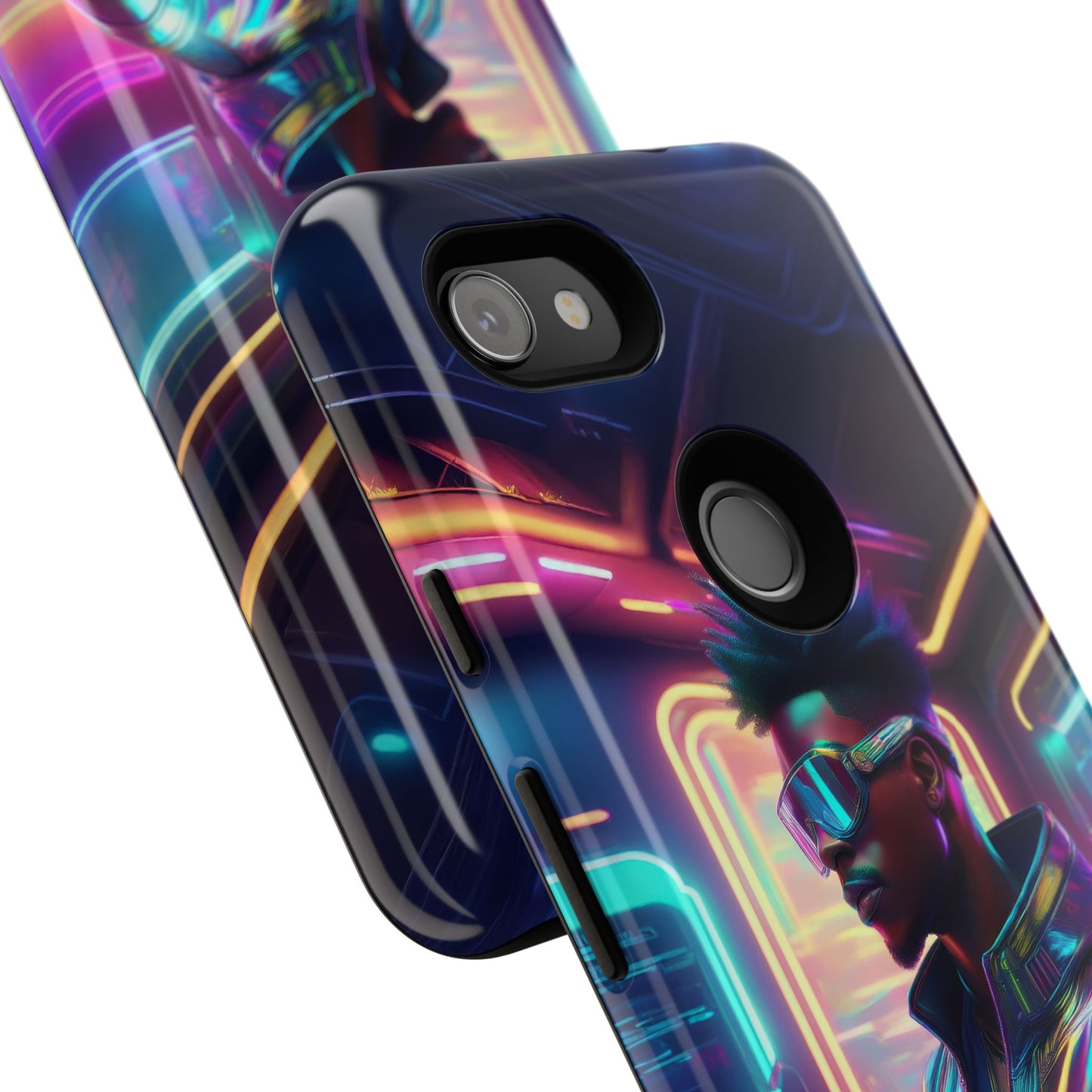 Futuristic Cyberpunk Male Cell Phone Case 004