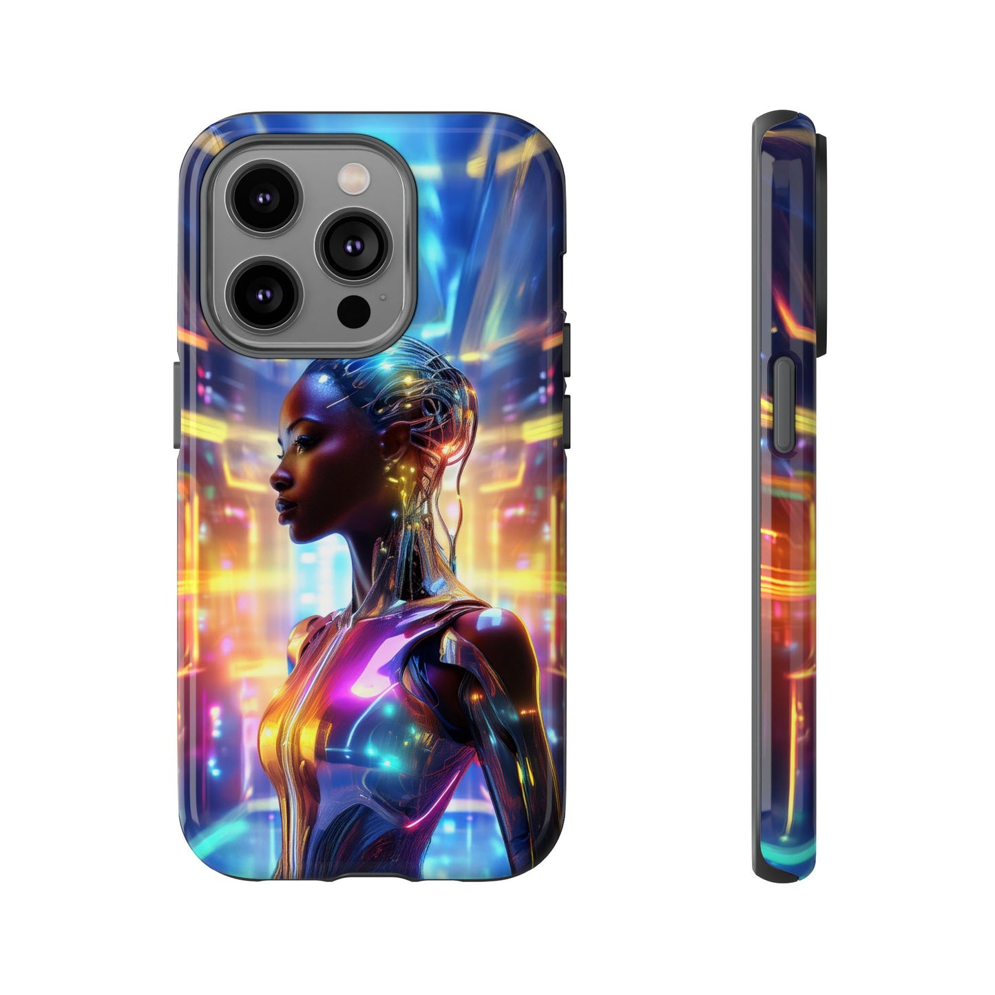 Futuristic Human Android Hybrid Cell Phone Case 011