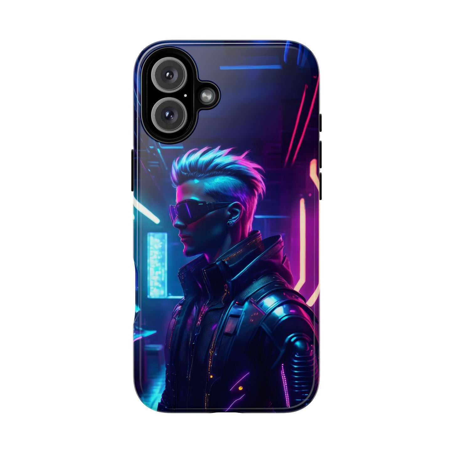 Futuristic Cyberpunk Male Cell Phone Case 002