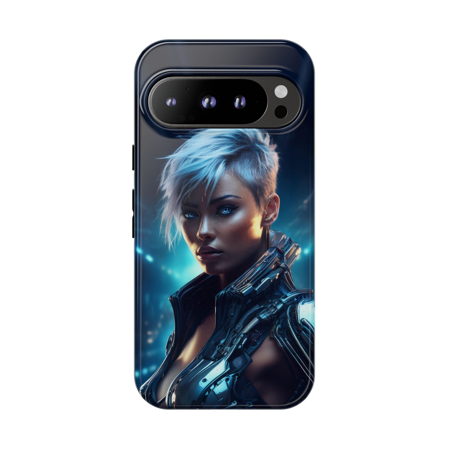 Futuristic Cyberpunk Female Cell Phone Case 027