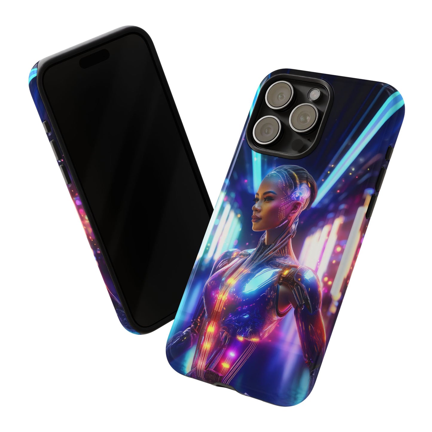 Futuristic Human Android Hybrid Cell Phone Case 010