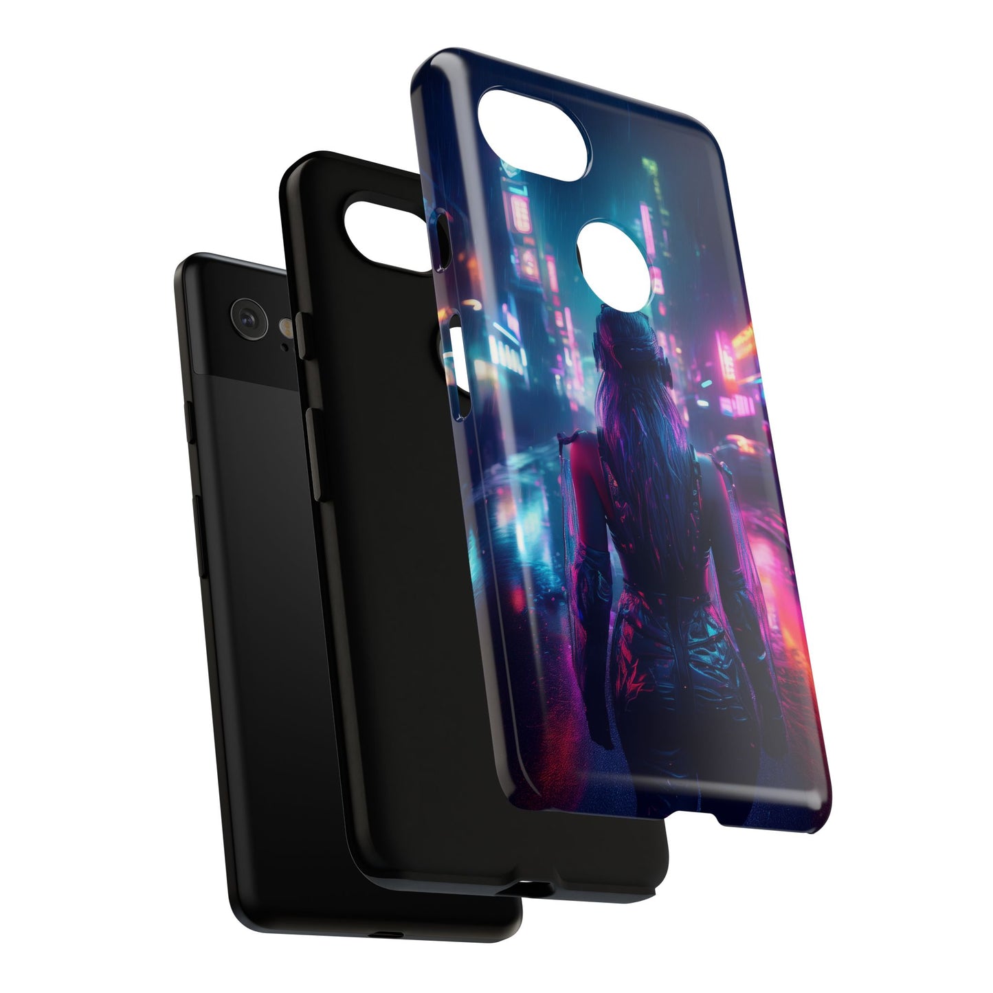 Futuristic Cyberpunk Female Cell Phone Case 032