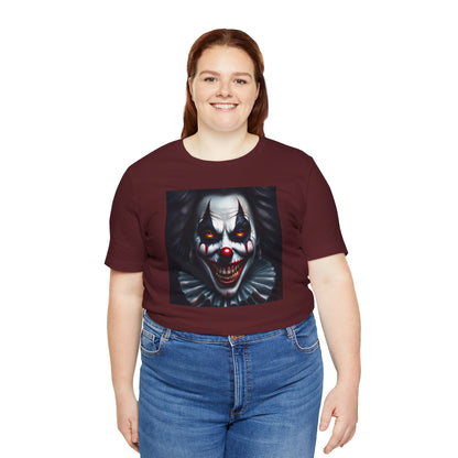 Nightmare Clown Halloween Shirt – Evil Clown Face Tee for Scary Halloween Vibes