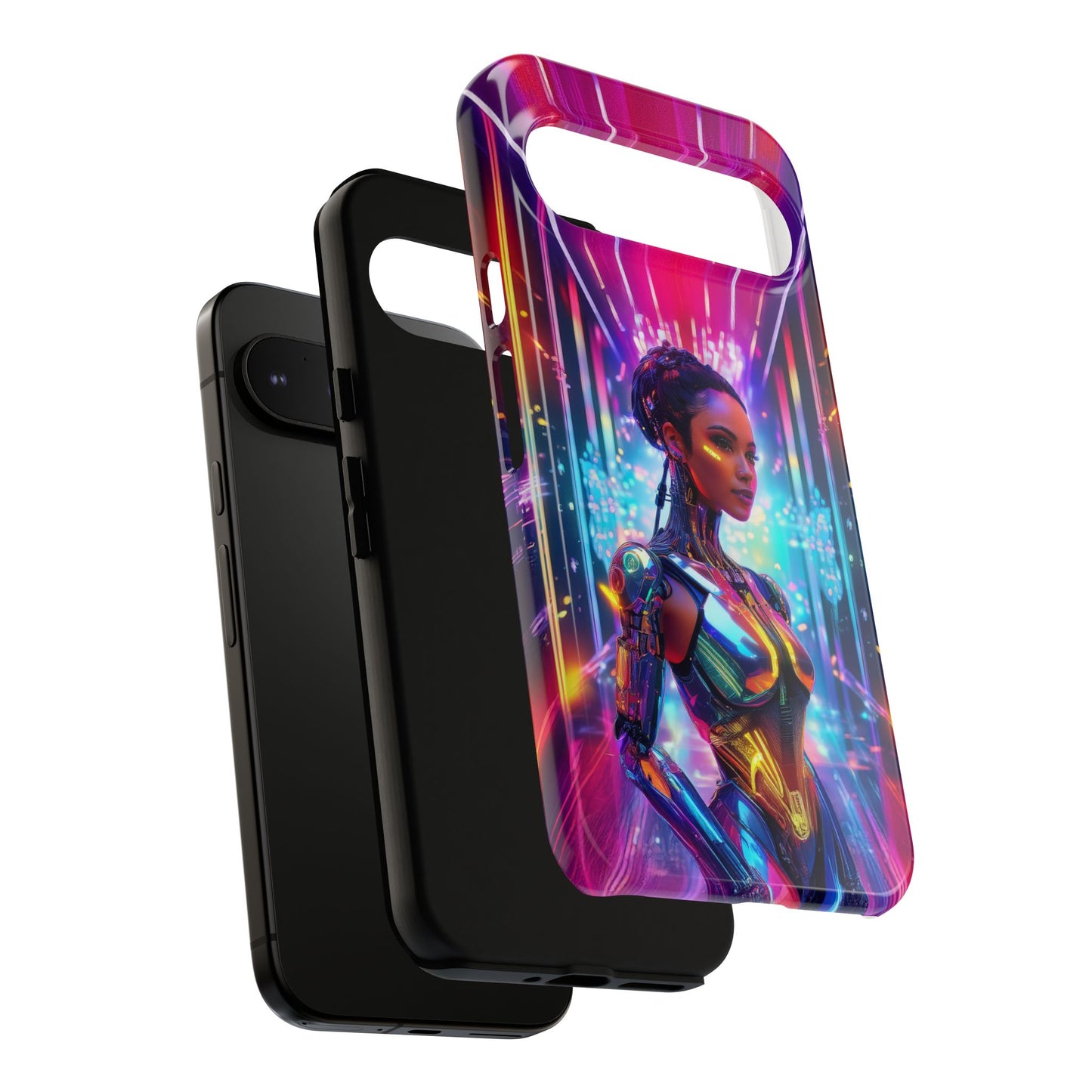 Futuristic Human Android Hybrid Cell Phone Case 006