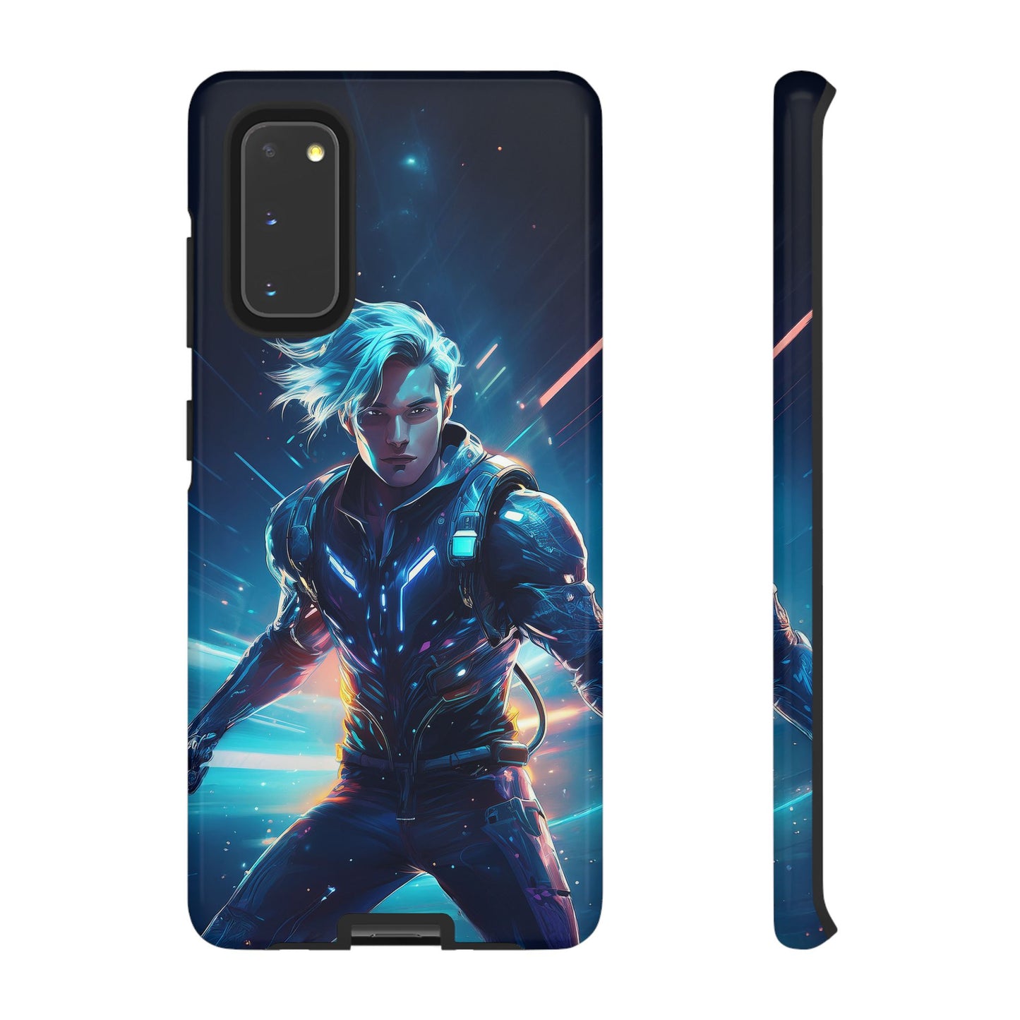 Futuristic Cyberpunk Male Cell Phone Case 024